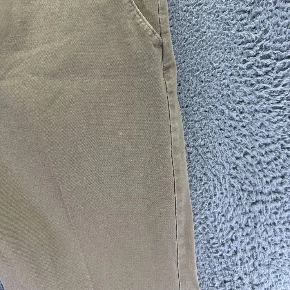 Dockers Smart 360 Flex Pant Mens 38x28 Brown Cotton Khakis Straight Leg Workwear
